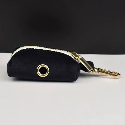 Black Velvet Dog Collar and Leash Set for Small Medium Large Dogs Custom Engraved Nameplate Pet Supplies Dog Leash Velvet13
